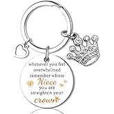Best Niece Gifts From Auntie To My Niece Gifts From Aunt Nieces Keychain Gift From Auntie Cool Graduation Birthday Christmas Gift for Nieces Adults From Aunt Uncle