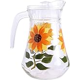Grant Howard 52130 Sunflower Hand Painted Pitcher, 40 oz.
