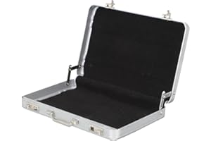 GARNECK Business Card Storage Box Costume Briefcase Prop Mini Suitcase Box Aluminum Briefcase Office Supplies Organizer Business Cards Holder Cards Organizer Alloy Cardcase Table
