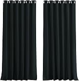 Aspire Homeware Blackout Curtains 90x90 Eyelet Two Tie Backs Pair Panels view 2
