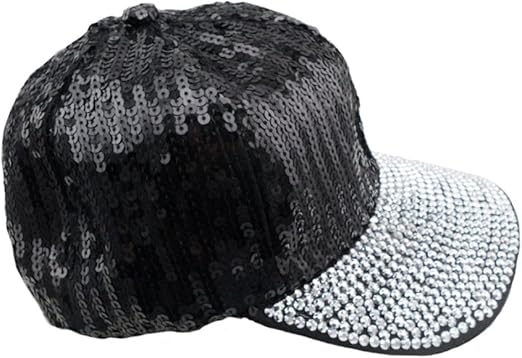 glitter ball cap
