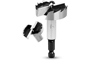 NICAVKIT 2 Inch Forstner Bit for Wood,2" Forstner Drill Bit for Woodworking, Wood Drill Bit Woodworking Hinge Cutter Tool for Woods Plywood Plastic