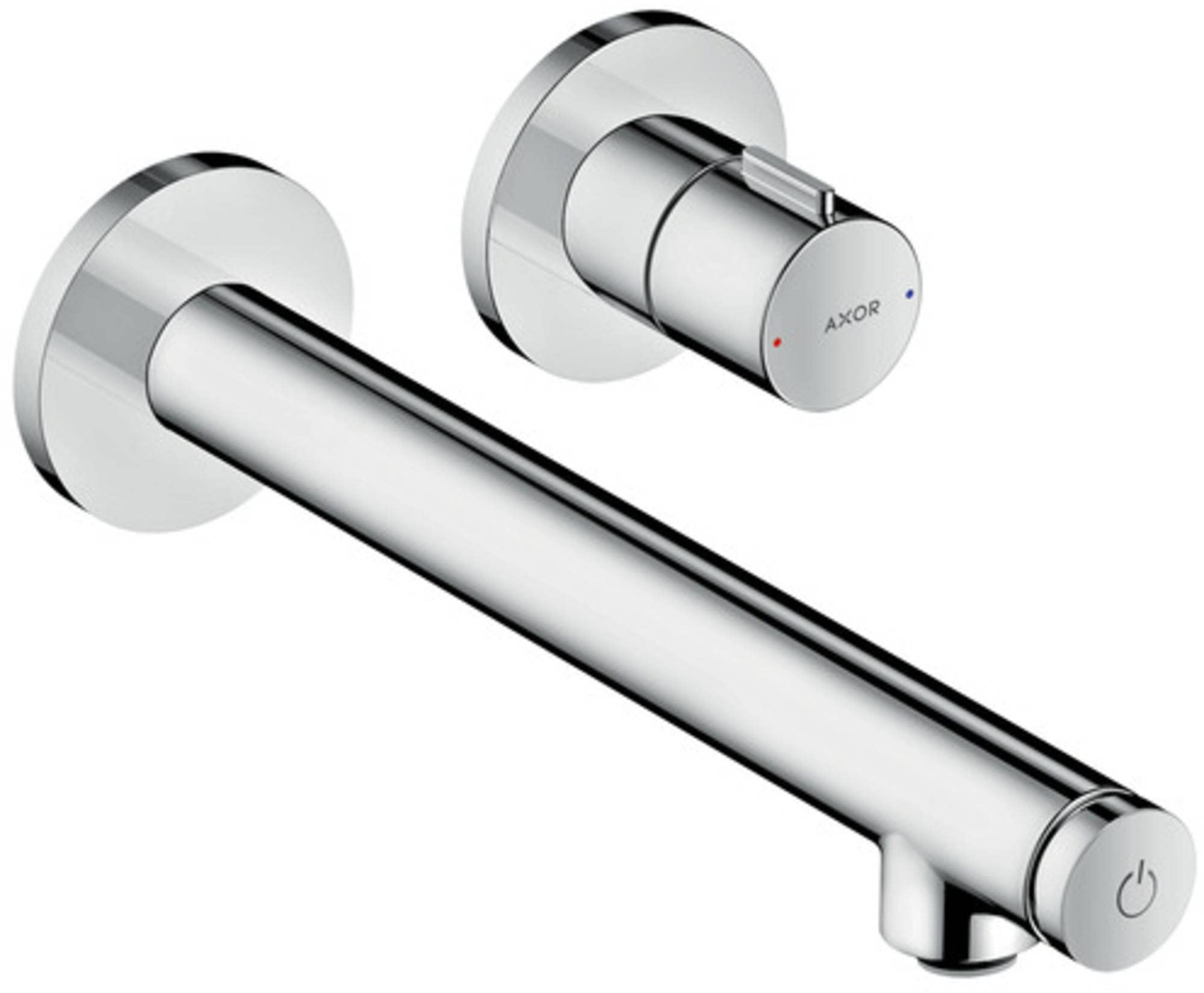 AXOR Uno Select Basin Tap, Wall-Mounted, chrome