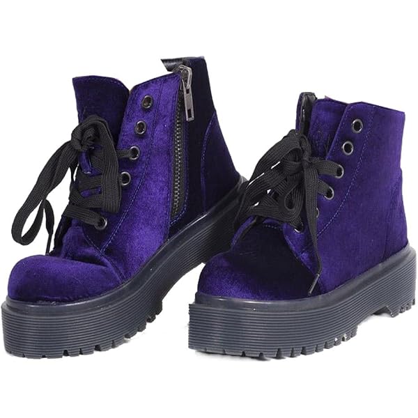 Manifestie Dragonfly Memory Foam Boots – Women's Vegan Leather Combat Boots With All-Over Print (US 9/EU 40)