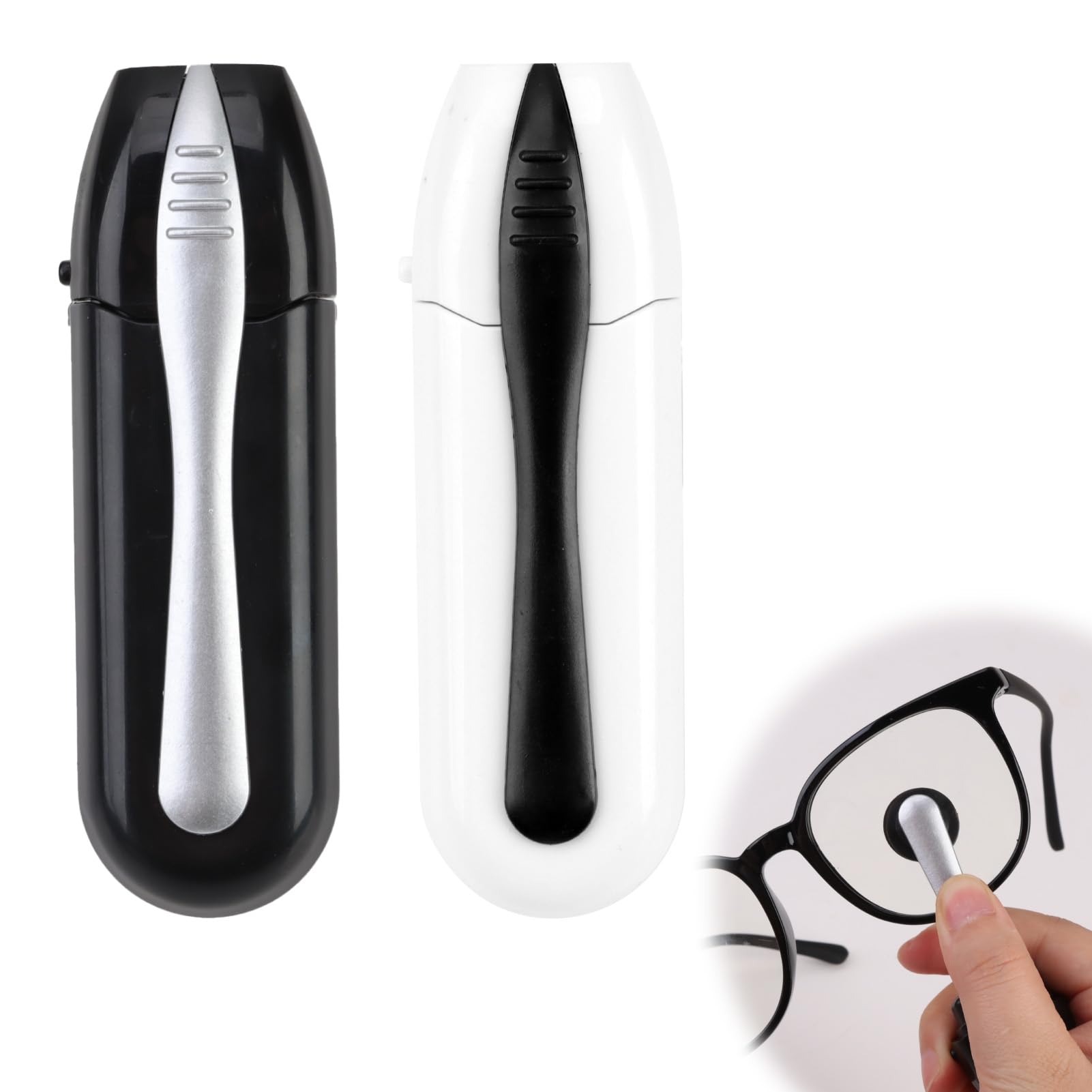 2pcs Eyeglass Cleaner Brush Cleaning Accessories, Microfiber Glasses Cleaning Brush, Soft Eyeglass Brush, for Everyone to Clean Glasses