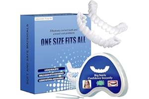 EOQIFJM Temporary Veneers Kit for Women and Men, Tooth Replacement Kit, Nature and Comfortable (2)