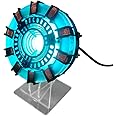 URMODELAND MK1 Heart-Shaped Arc Reactor, Reactor Model Assembly Kit with USB Power Cable Light Arc Reactor Light Rechargeable Superhero Lamp, Tech Ornament Gift, Type 4, 15ALTF636JZH47IJ021