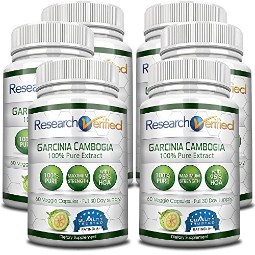 Garcinia Cambogia Pure Extract 95 HCA (Top Proven Potency) by Research