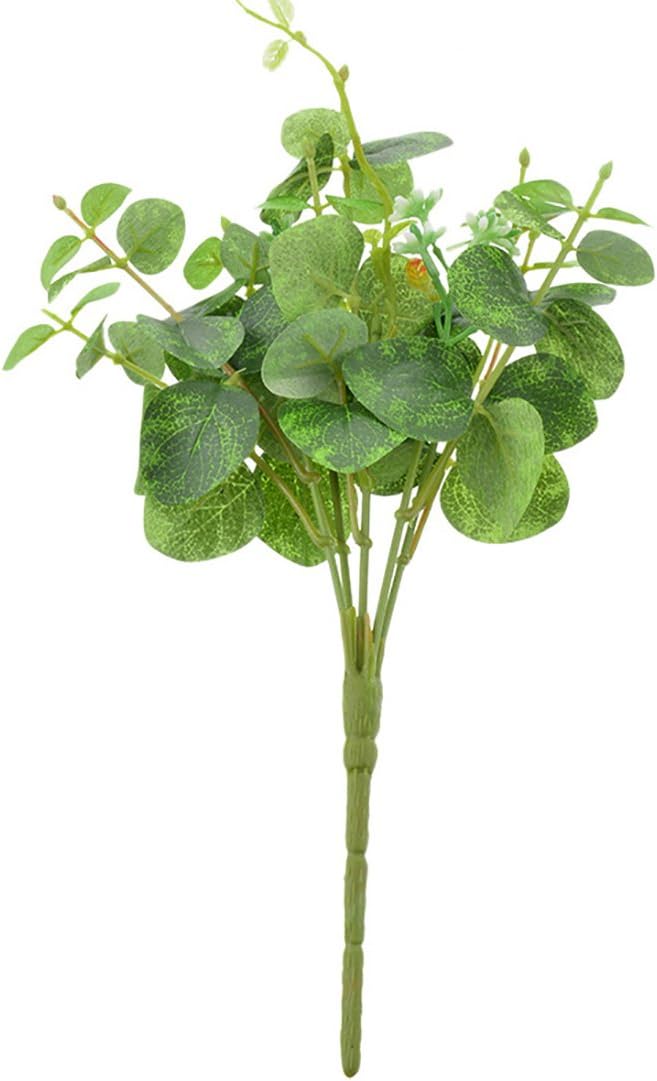 Youthny Artificial Flower Eucalyptus Leaf Plants Fake Foliage for Home Party Decor