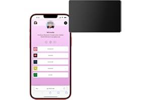 itapring Metal Digital Business Card - Smart NFC Networking Card for Social Media Sharing & Instant Contact - Touch Sharing - iOS and Android (Black)