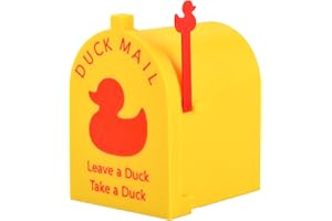 Zorivane Cruise Duck Mailbox Magnet, Magnetic Wall Mounted Mini Mailbox for Cruise Ship Door Decorations, Mini Duck Decor Fit