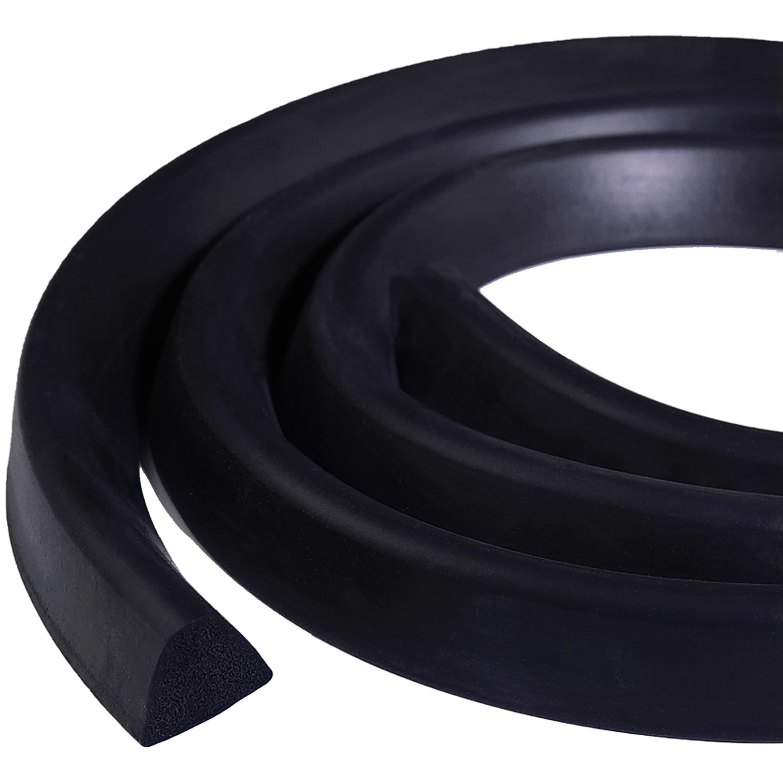 Photo 1 of Autrends Backer Rod 1 Inch, Concrete Expansion Joint Filler, Flexible Foam Rubber Seal - Weather Stripping, Repair Replacement Concrete Crack Repair, Driveway Crack Filler, 16.5 Feet