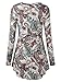 BAISHENGGT Women's Loose Fit Flared Tunic Top Large T06 Apricot