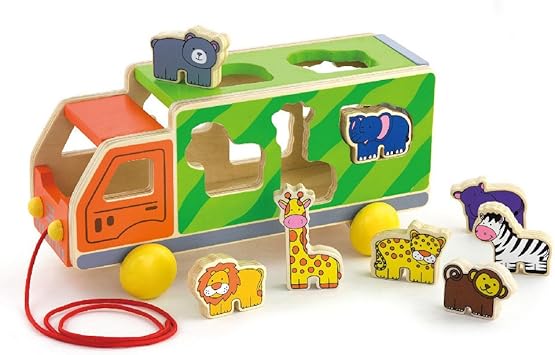 pull along shape sorting lorry