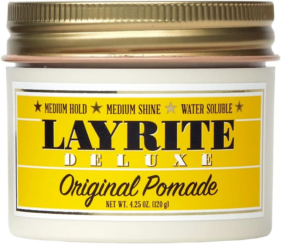 Layrite Original Pomade 120g Medium Hold Water Soluble Medium Shine