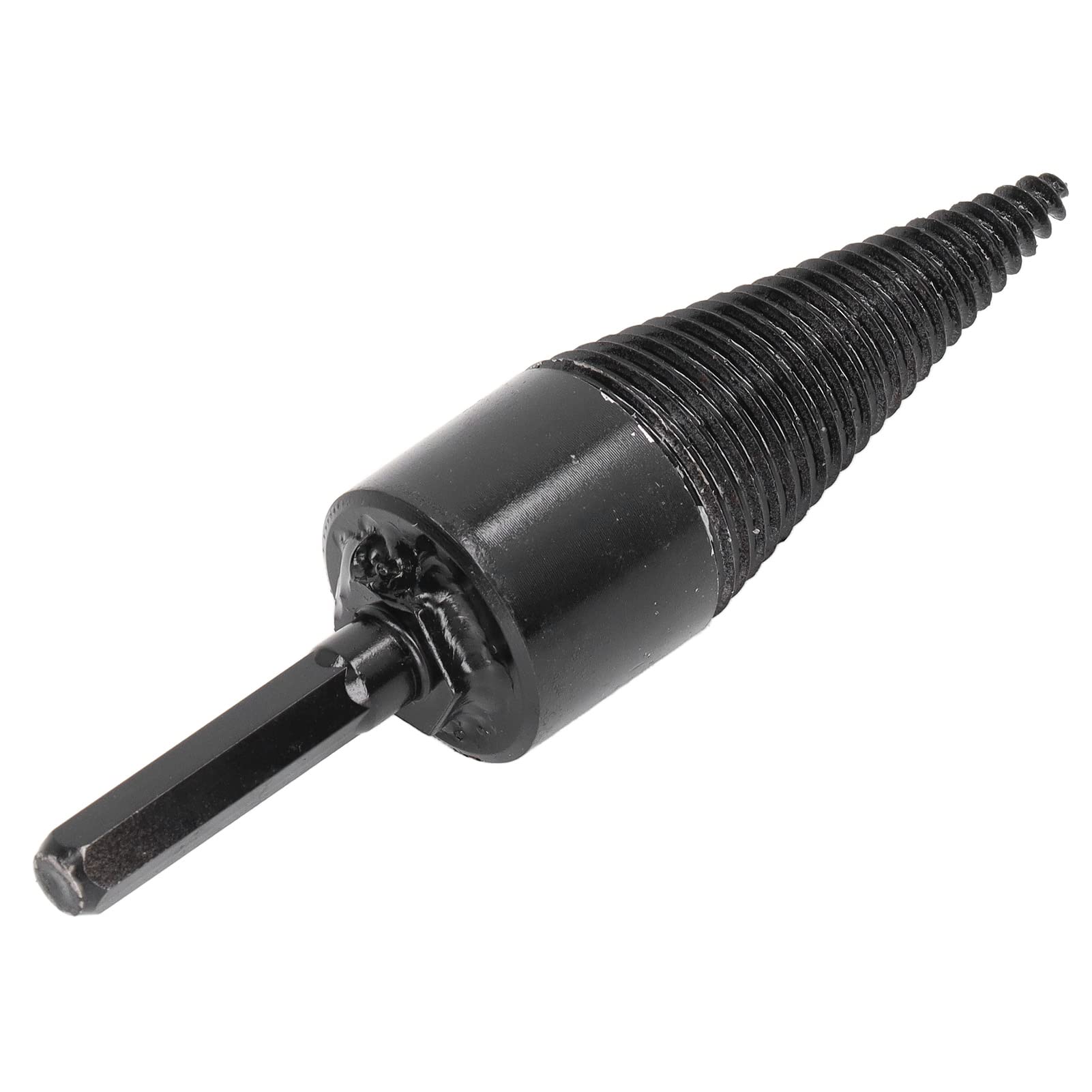 Garosa 1 x Carbon Steel Wood Splitting Drill Bit (32mm) - Hex Shank, Twist, Log Wood Splitter