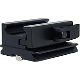 MIGHTY TACTICAL Picatinny Rail Adapter for Arca-Swiss Plate Mount - Tripod Head Arca Clamp Adapter Aluminum - V2 Updated