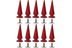10Pcs Punk Rivets Stud Screw Tree Shape 10x26MM Large Size Cone Spike Back Spikes for DIY Leather Shoes Jacket Craft Garment 