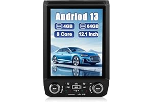 Pyniro Android 13 4GB+64GB Car Radio Stereo for Ford F150 2015-2021, with Wireless Carplay & Android Auto/Mirror Link/WiFi/FM