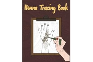 Henna Tracing Book: Hand Henna Designs Tracing Book | Mehndi Activity Book | Trace henna tattoos for hands