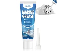 JAOJAO Marine Grease Tube, Marine Grade Grease, Advanced Marine-Grade Protection Durability, Extreme Pressure Protection, for Steering Cables, Throttle and Shift Cables etc, 50g