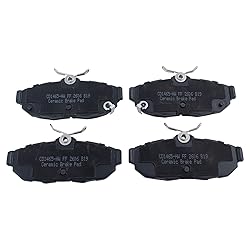 TRQ Rear Brake Pads Ceramic Compatible with