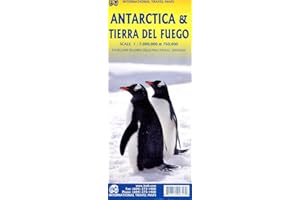 Antarctica & Tierra del Fuego Travel Reference Map