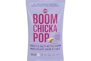 Angie’s BOOMCHICKAPOP Ready-to-Eat Popcorn - Sweet & Salty Kettle Corn (397g, 1 Count)