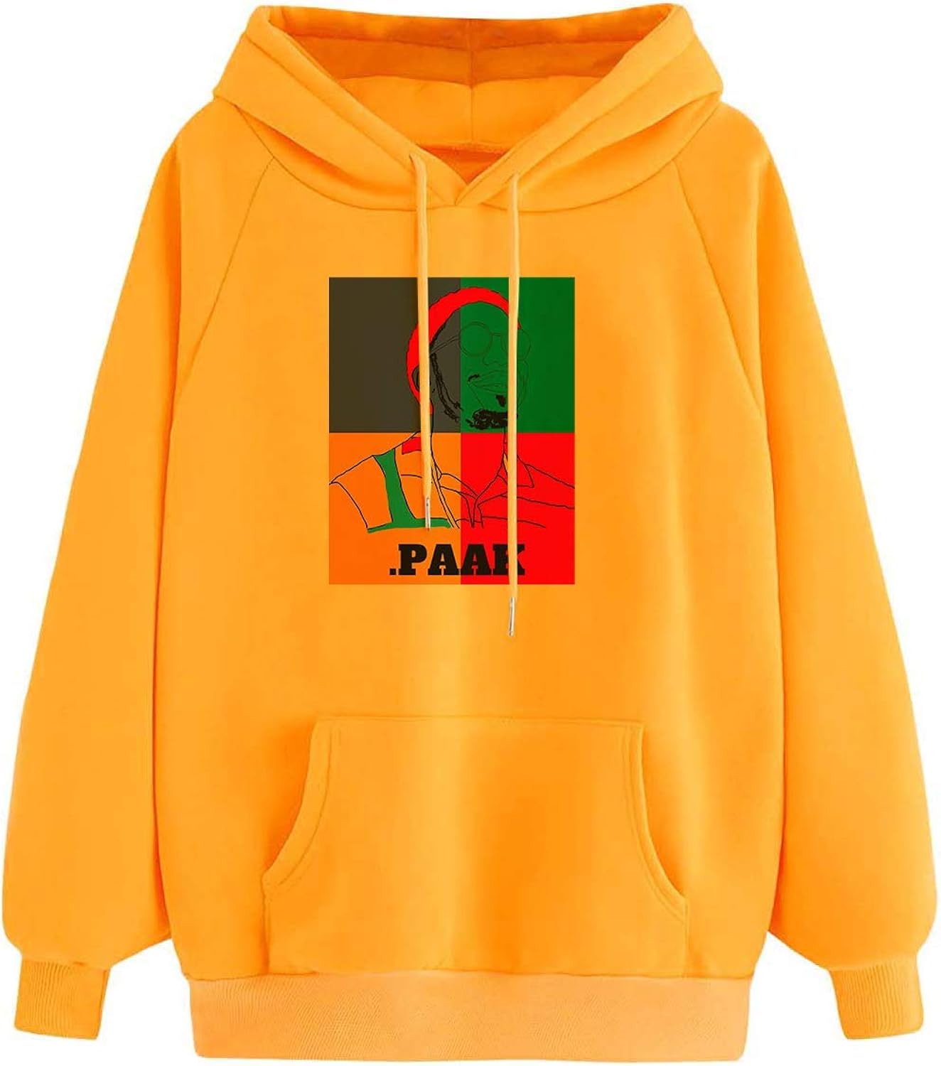 white and yellow hoodie