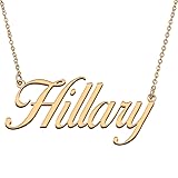 HUAN XUN Customized Custom Simple Any Name Necklace
