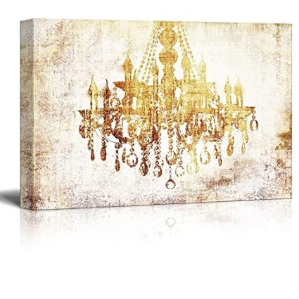 12 x 18, Artwork - 01 wall26 Canvas Wall Art Modern Chandelier Home Decor
