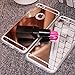 YMCCOOL iPhone 6 Mirror Case, iPhone 6S Mirror case, Luxury Mirror Back Shock-Absorption TPU Bumper Anti-Scratch Bright Reflection Protective Case for iPhone 6S /iPhone 6 4.7inch (Rose-Golden)