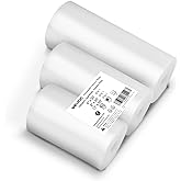 [2024 New] 6" x 50', 8" x 50' and 11" x 50' 3 Pack Rolls, Vacuum Sealer Rolls Bags for Food, Great for Food Storage, Sous Vide and Meal Prep, Wevac Lite