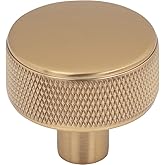 Burnham Round Knob 1 1/4 Inch Honey Bronze