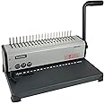 RAYSON SD1202 Comb Binding Machine, 19 Holes, Max Punching Letter Size, with Comb Set Binder for Daily Binding