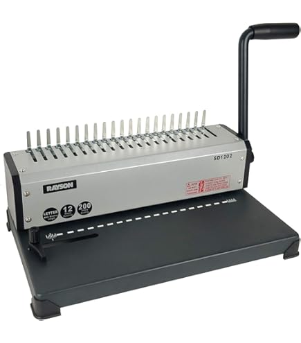 Rilegatrice Pavo Bindmaster Plus - Perfora Fino A 15 Fogli, Rilega Fino A 500 Fogli, Grigio