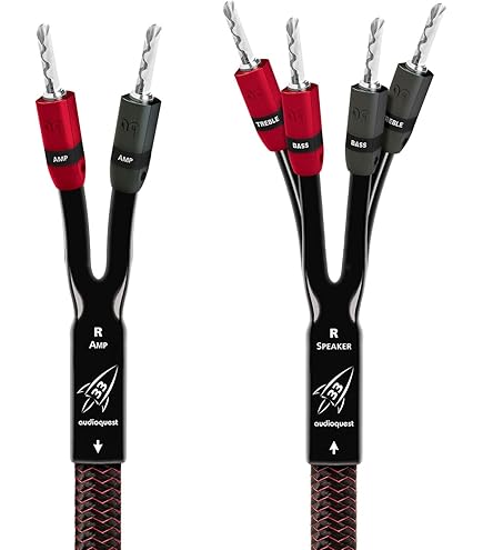 新品未使用　Audioquest Rocket 11 スピーカーワイヤー Amazon.com: AudioQuest Rocket11 15ft Pair Spades Speaker Cable