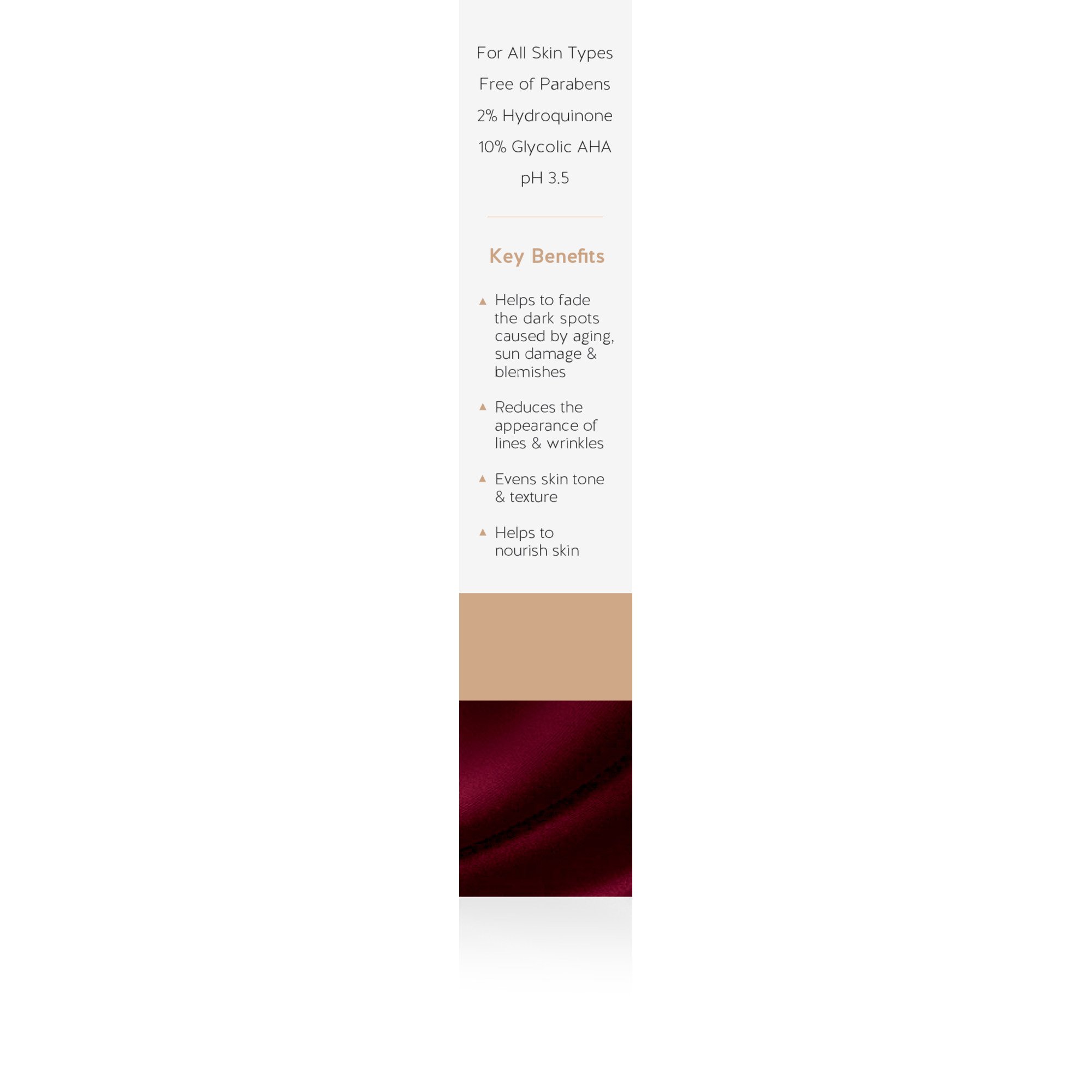 Alpha Skin Care Dual Action Skin Lightener | Anti-Aging Formula | 2%