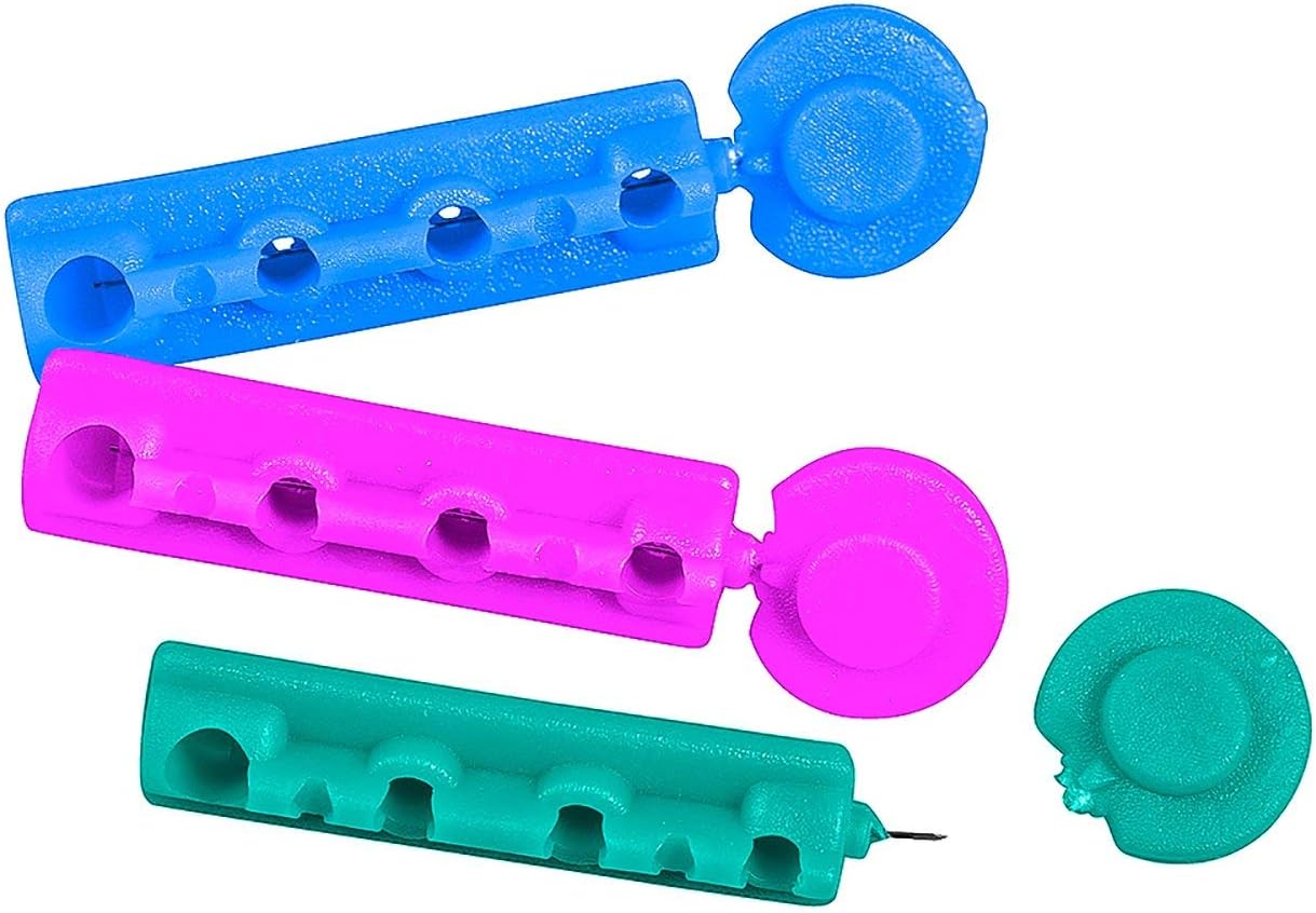 Care Touch Multi Colored Twist Top Lancets 30 Gauge, 300 Lancets: Health & Personal Care