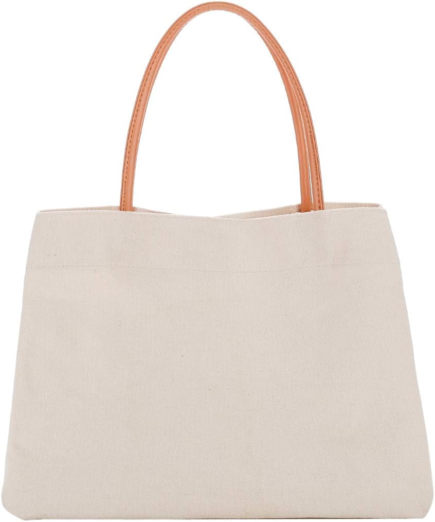 GOPHRALOVE Lightweight PU Leather Tote Handbag for Women, Soft Clutch Shoulder Bag with Adjustable Strap, Fashion Crossbody Bag (creamy-white)