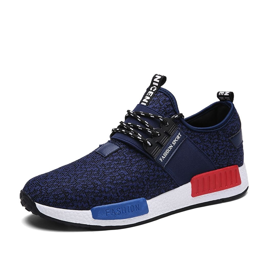 An'Dee Men'S Fashionable Cool Breathable Lace-Up High Quality Antiskid Casual Sneakers(40 M Eu/7.5 D(M) Us,Navy) (4847105224858)