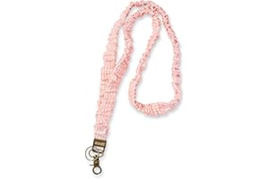 ANDI Neck Lanyard For Women - Scrunchie Cute Lanyard for Keys, Id Card Holder, Wallet - Aesthetic Long Lanyard