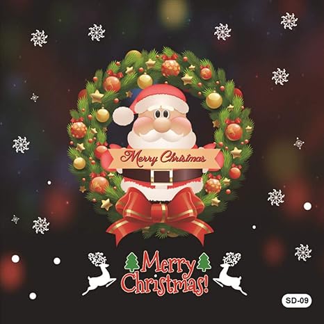 Amazon パックパッケージ Diyレタークリスマスウォールステッカー クリスマスツリーウォールデコ メリークリスマスウィンドウステッカー 取り外し可能 ウォールステッカー 壁画ウィンドウ装飾 クリスマスグリーティング 壁用ウィンドウデカール ウォールステッカー