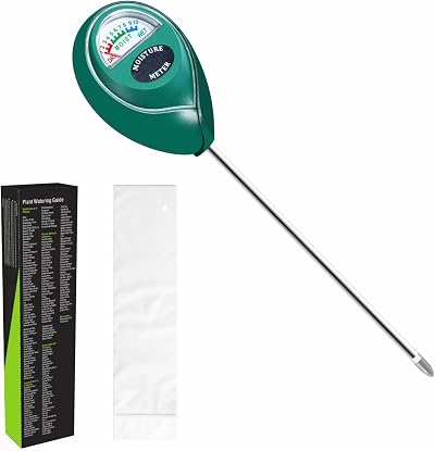 XLUX Soil Moisture Meter Plant Water Monitor Hygrometer Sensor Gardening
