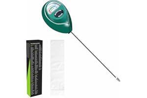 Soil Moisture Meter Sensor,Plant Water Monitor,Hygrometer for Gardening, Farming, No Batteries Required