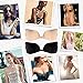 AUBANA 2-Pack Self Adhesive Bra Strapless Seamless Push Up Silicone Padded Invisible Bra (A)