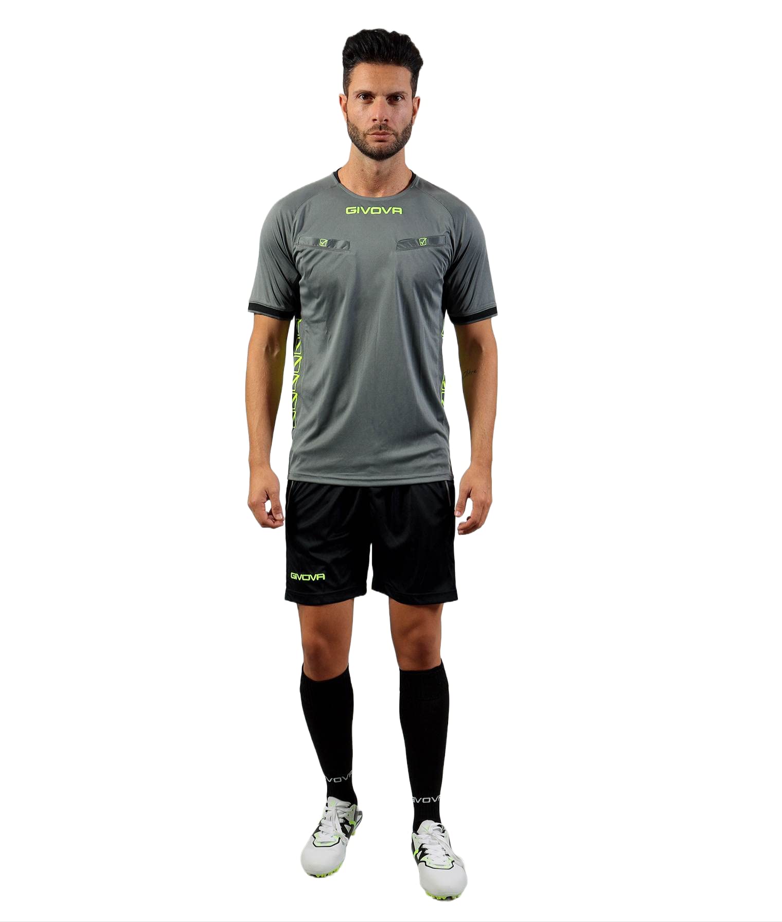 KIT Flag Grigio Scuro/Nero Tg. XL