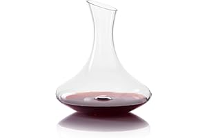 Gala Houseware Red Wine Decanter Lead-Free Wine Aerator, Crystal Glass Wine Carafe, 100% Hand Blown Wine Accessories, Wine Gi