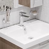 suchkawe 6PK Chrome Sink Overflow Covers Bathroom Washing Basin Hole Cap 22-24mm view 6