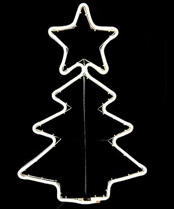 Led Tanne Mit Stern 180 Smd Led Warmweiß 78x55 Cm Neon